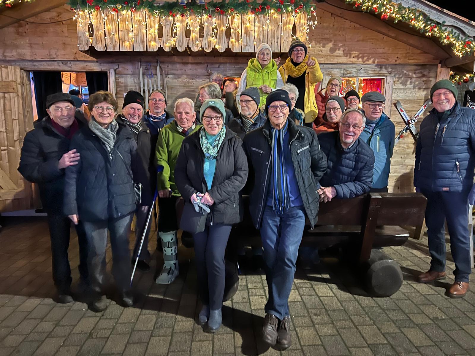 Besuch auf dem Weihnachtsmarkt